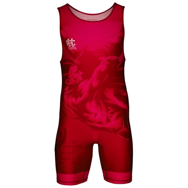 Herr brottningsdräkt WRESTLING 2XL BLÅ