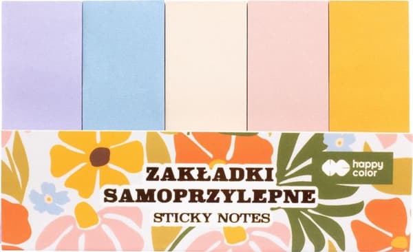 Bloom boho -tarrakirjanmerkit 5 kpl HAPPY COLOR