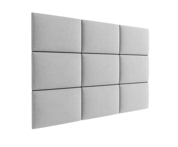 Polstret panel 70x40 Magic Velvet 2239 (Lysegrå)
