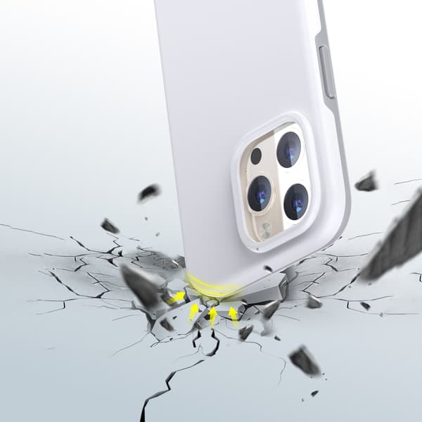 iPhone 13 Pro Max MFM Anti-fall-skal vitt