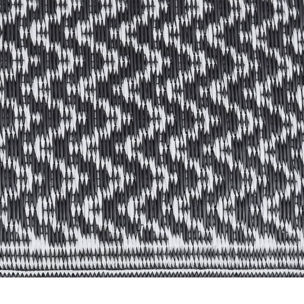 vidaXL Ulkomatto, musta, 140 x 200 cm, PP