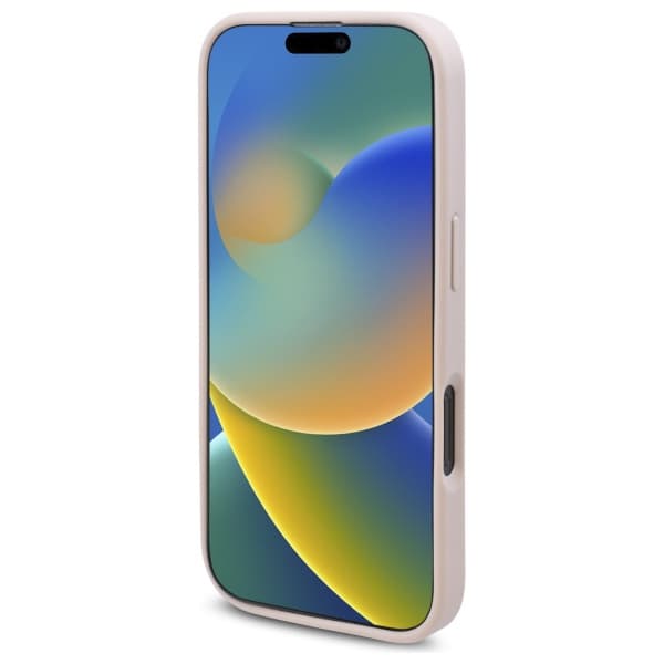 Guess 4G Blomsterprint MagSafe-etui til iPhone 16 Pro Max, lyserød