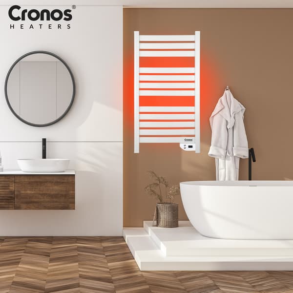 Cronos TW-500 Elektrisk Badrumsradiator Vit