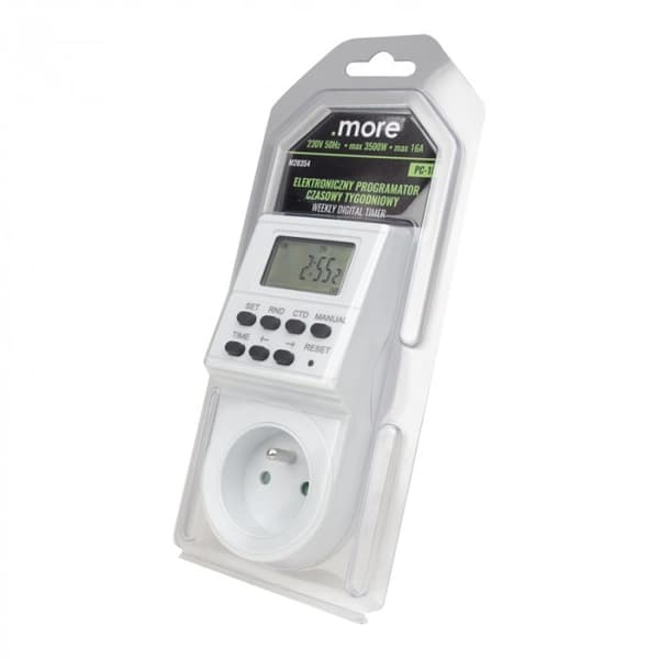 Elektronisk veckotimer Strömbrytare
