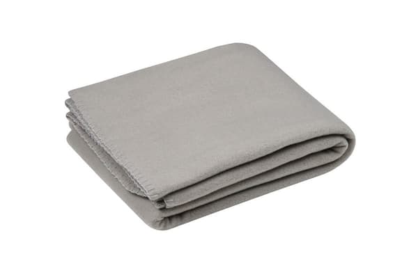 CARLTON tæppe 125x150 grå fleece