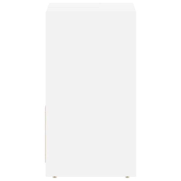 vidaXL badeværelsesskab hvid 60x33x61 cm spånplade