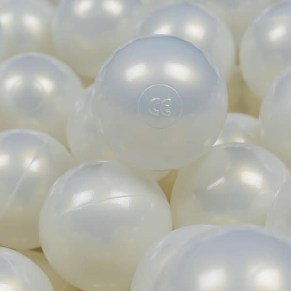 Lelupallot ø7cm 400kpl opaalinhohtoiset