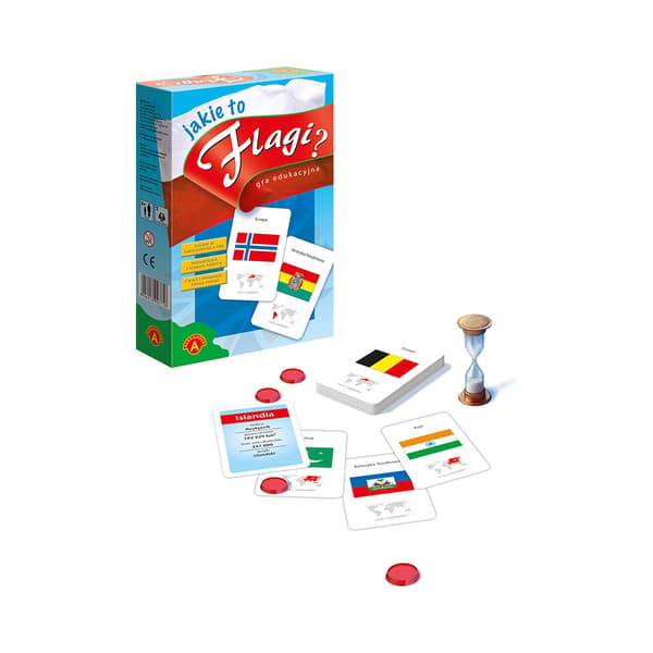 Hvad er flag? Mini pædagogisk version. Brætspil. Alexander