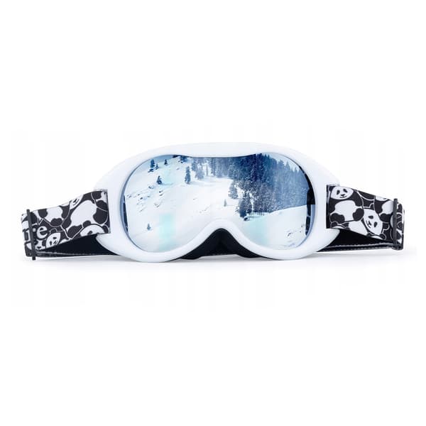 Panda UV400 Børne Skibriller - Sort og Hvid