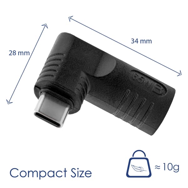 AK-ND-D17 3.0 x 1.0 mm / USB-C kannettavan tietokoneen sovitin