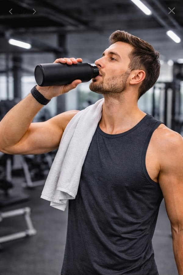 500 ml ståltermoflaske til varme og kolde drikke, sort