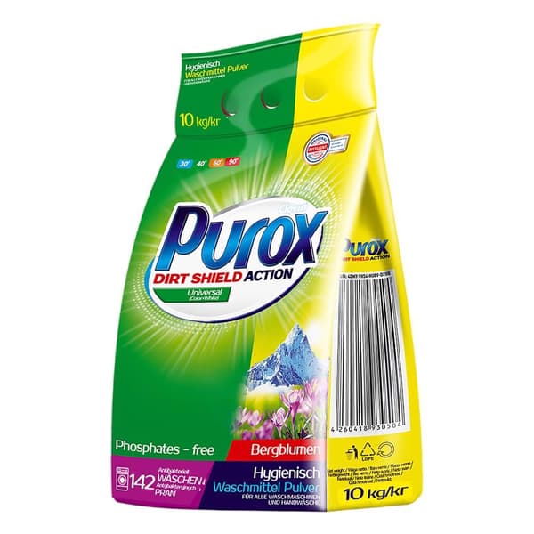 Clovin Purox Universal tvättmedel 10 kg