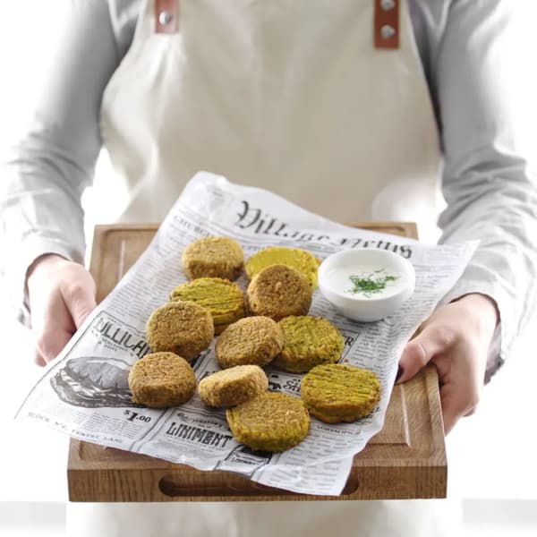 Falafel Kotelet Portioner 1/70 Diameter 40 mm