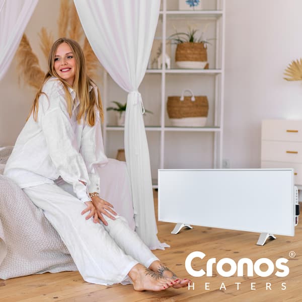 IR-värmepanel CRONOS Synthelith PRO CRP-330TWP Vit