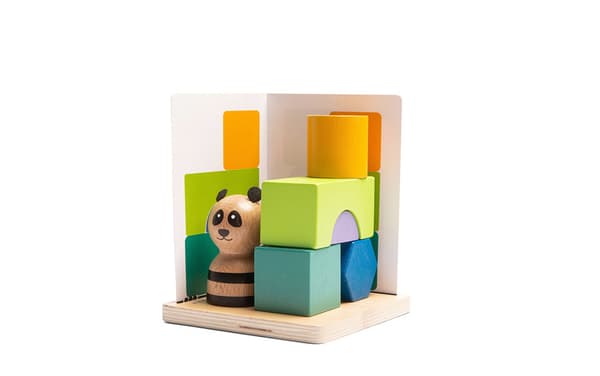 BS Toys Träpussel - 3D Pandapussel