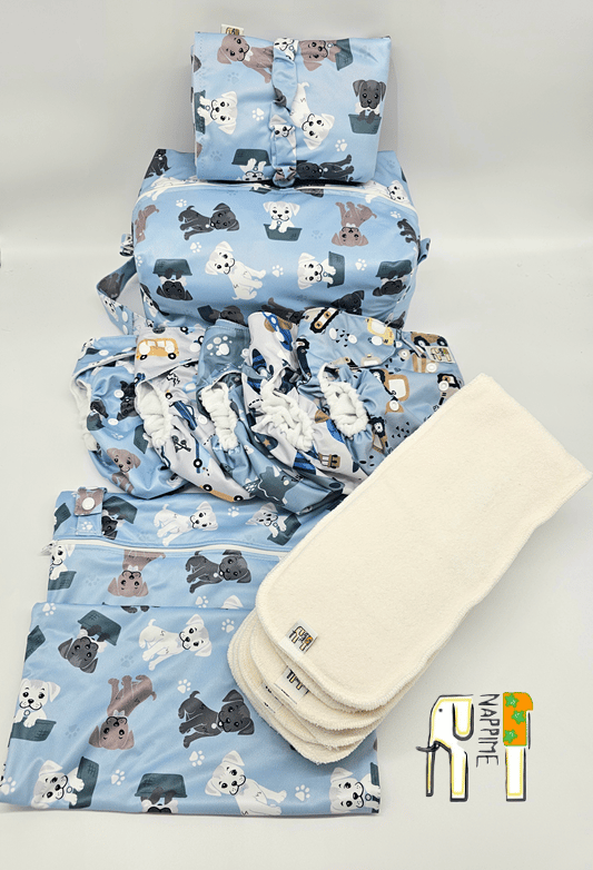 BLUE DOGS NappiMe Coolmax vaskbare bleer