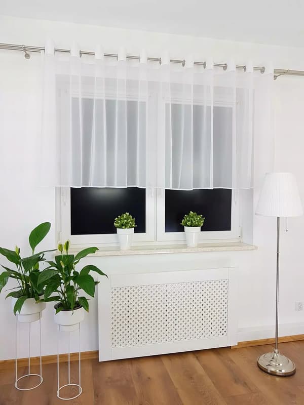 Valmis voile-verho silmukoilla 400x110cm