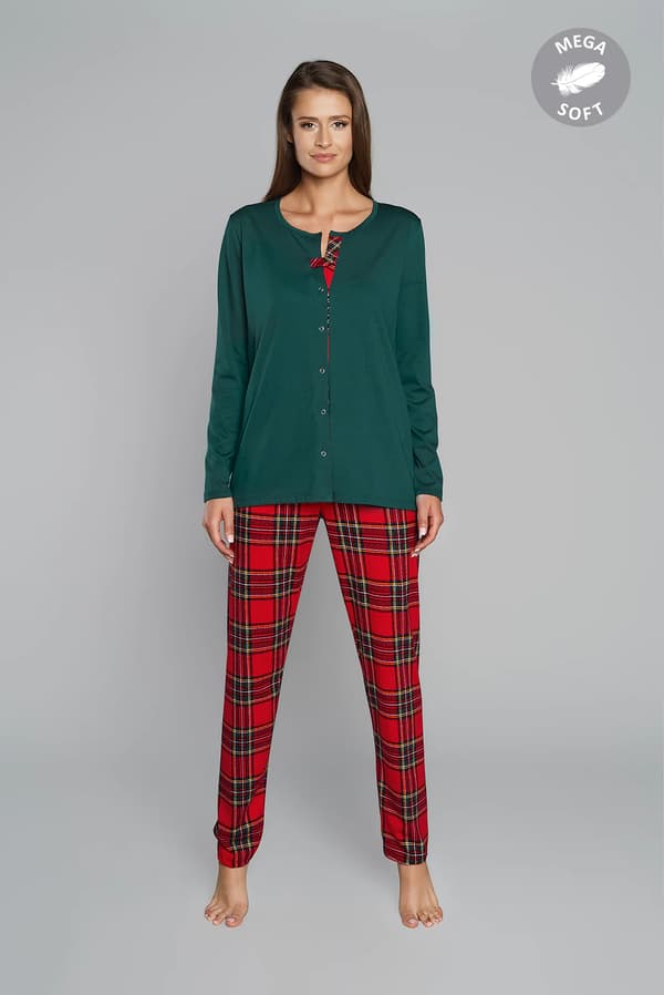 Zorza dampyjamas långärmad, långbyxor M