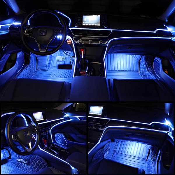 LED RGB BILBELYSNING TELEFONAPP + INSTRUKTIONER