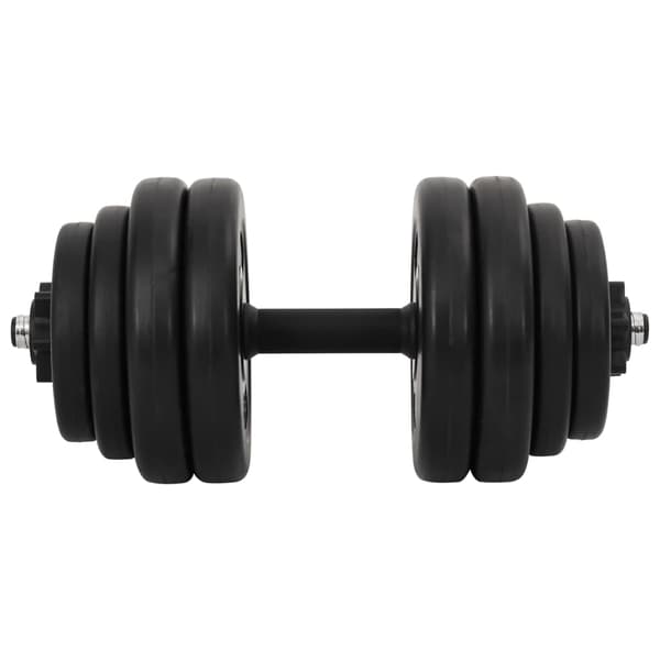 vidaXL håndvægte 2x15 kg