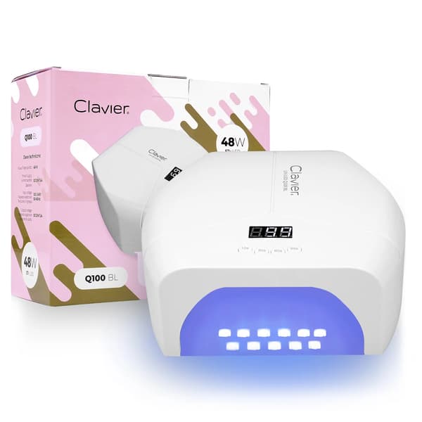 Clavier Q100 UV/LED 48W Manicurelampe - Hvid