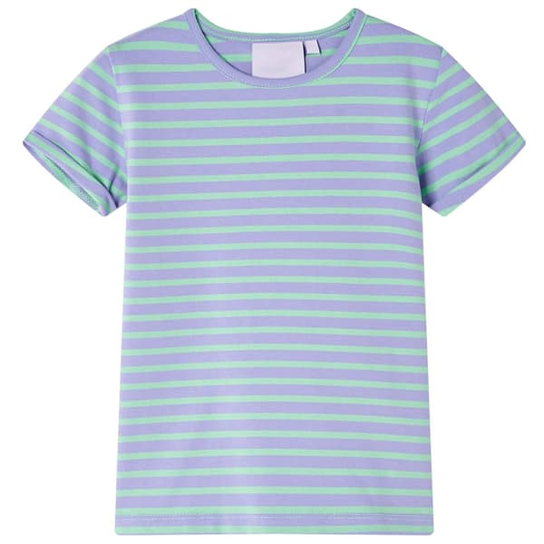 Barn-T-shirt, ljus mintgrön, 128