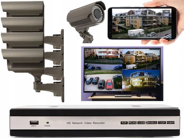 CCTV-VIRTALÄHDE 12V 5A MAX 4 VALVONTAKAMERAA