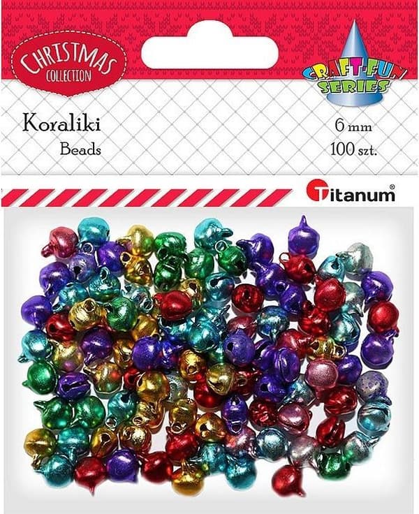 Metallikellot 6mm 100kpl