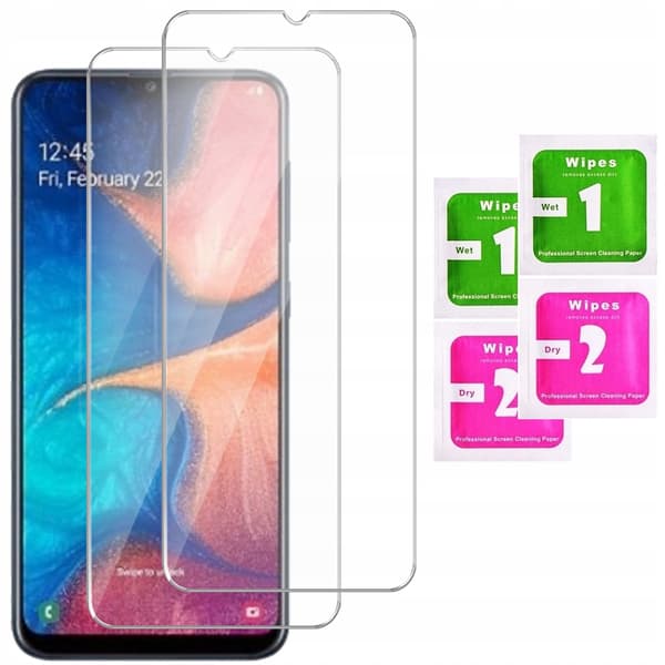 2x Härdat glas för Samsung Galaxy A20E 9H | 2-pack
