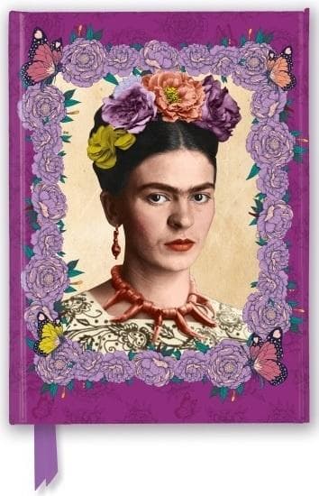 Notesbog A5 TW line Frida Kahlo lilla
