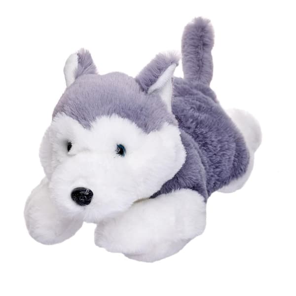 Husky liggende 35 cm
