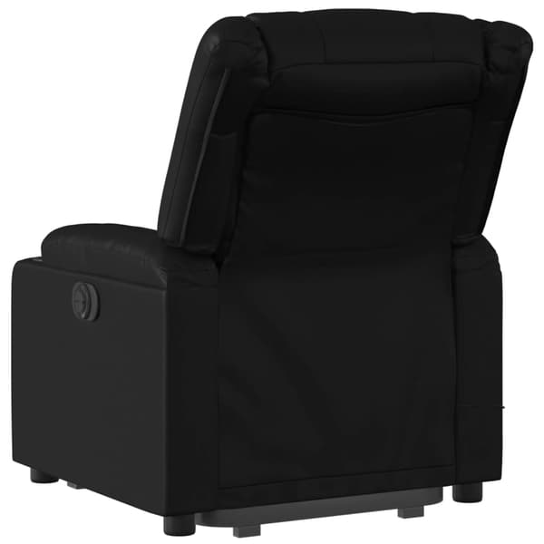 vidaXL elektrisk lænestol med massage, sort