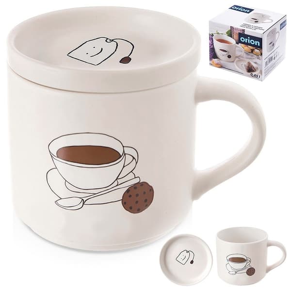 MUGG MED LOCK I PORSLIN, ÖRTTE, STOR, 420 ML, ST