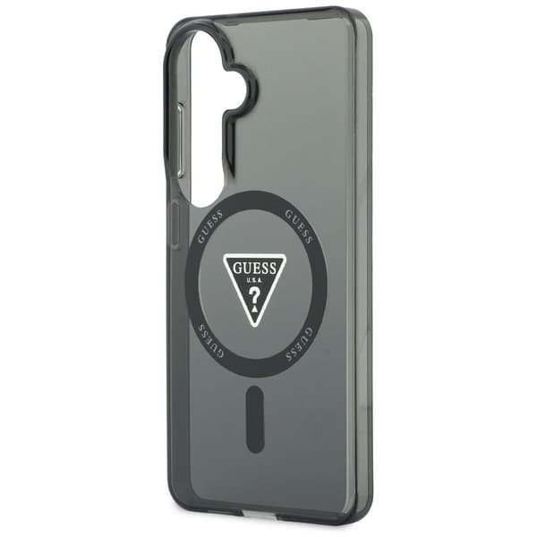 Guess IML Gradient Triangle MagSafe -kotelo Samsung Galaxy S26:lle, musta