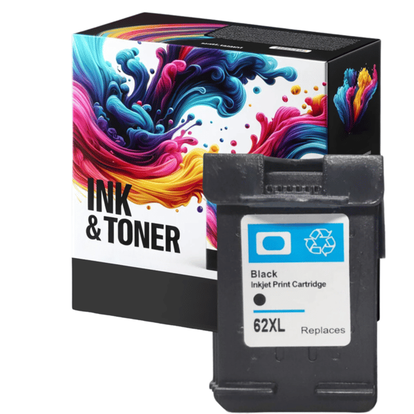 Muste HP 62XL BK GP -tulostimelle