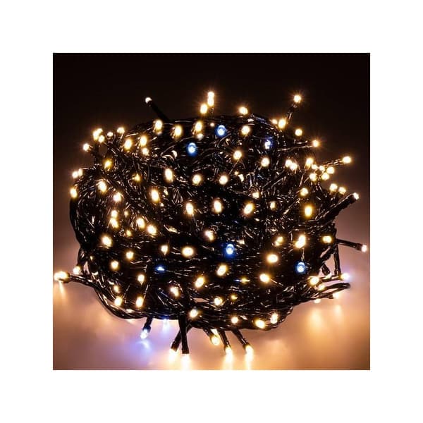 Lamplampa 100 LED VARMVIT, BLIXTVIT LAMP08CB