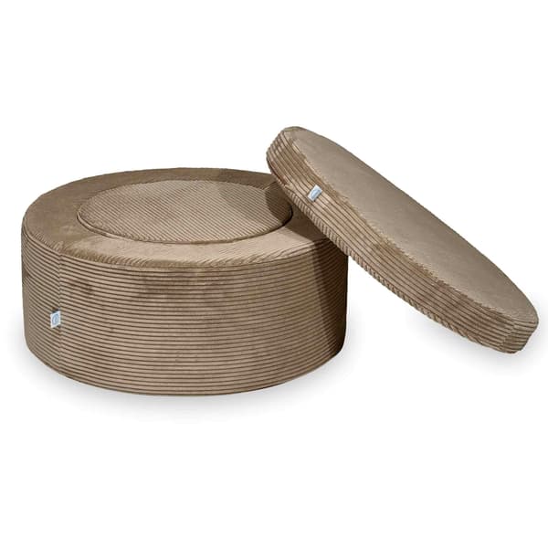 Modulär lekpuff i toffee-manchester