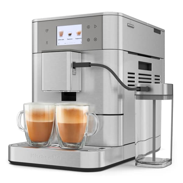 KitchenAid KF7 automatisk kaffemaskine KitchenAid Farve: Børstet stål