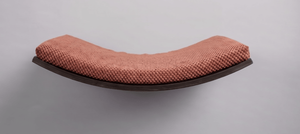 Træhylde til katte Arc 60cm Mørkepink