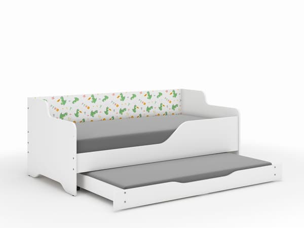 LILU 160x80 DINO barnsäng med sovfunktion