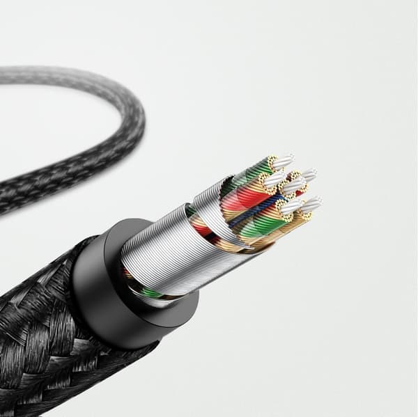 AUX lydkabel til iPhone MFI Lightning - 3,5 mm mini jack 1m grå