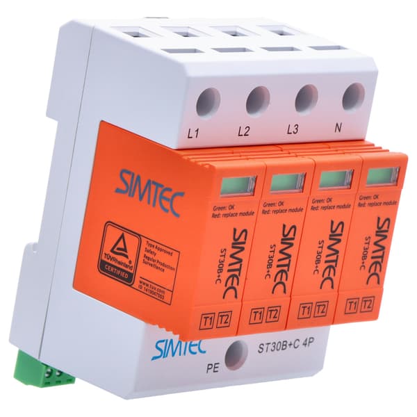 Simtec (B+C) ST30B+C4P varistoriylijännitesuoja