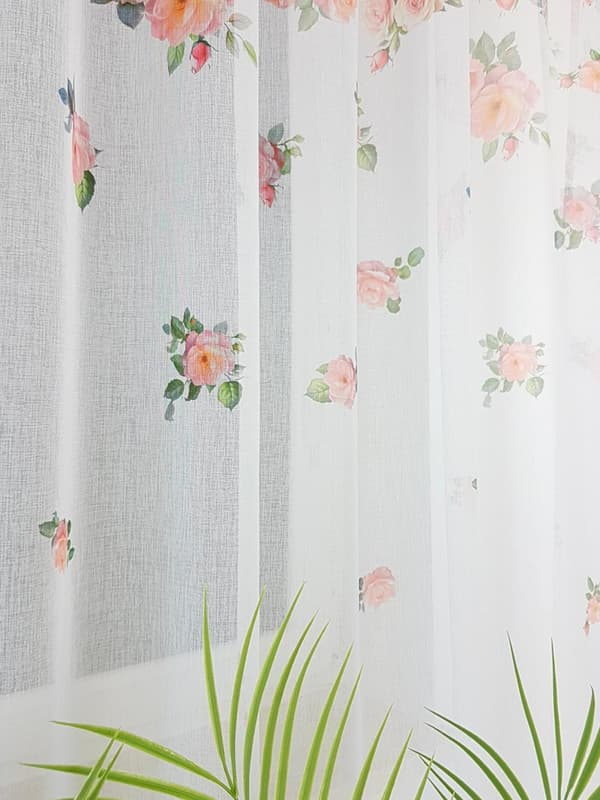 Langt ostelærredsgardin 140x250