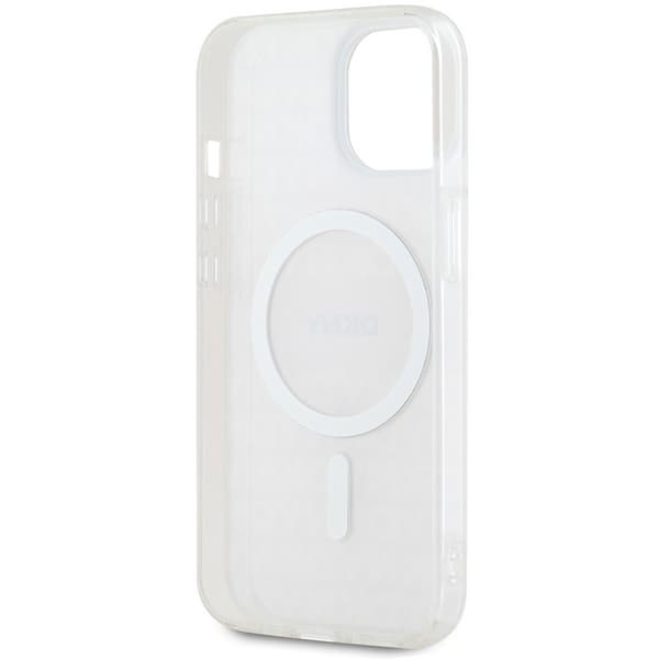 DKNY IML Mono & Stripe MagSafe-etui til iPhone 15 Plus, lyserød