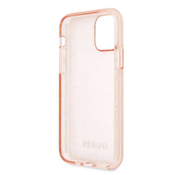 Guess Glitter iPhone 11 Pro-skal, Rosa