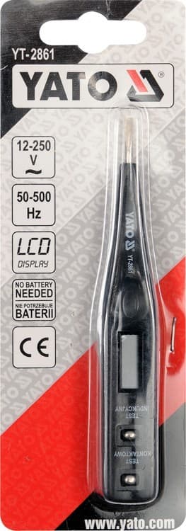 Jännitteenkoetin 12-250v YT-2861 yato