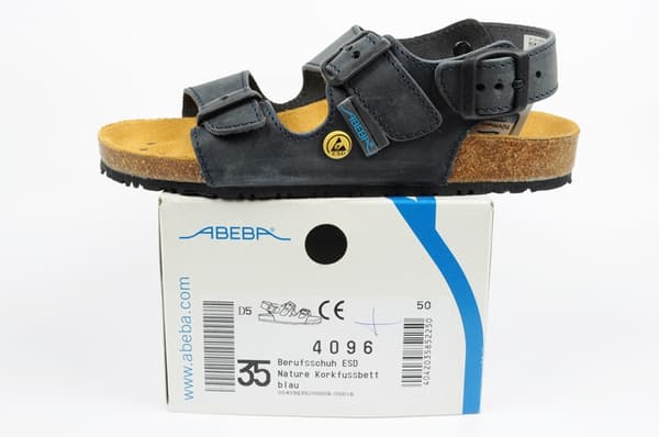 Abeba Herre Kravlesko Stål Sort/Orange [4096] størrelse 35