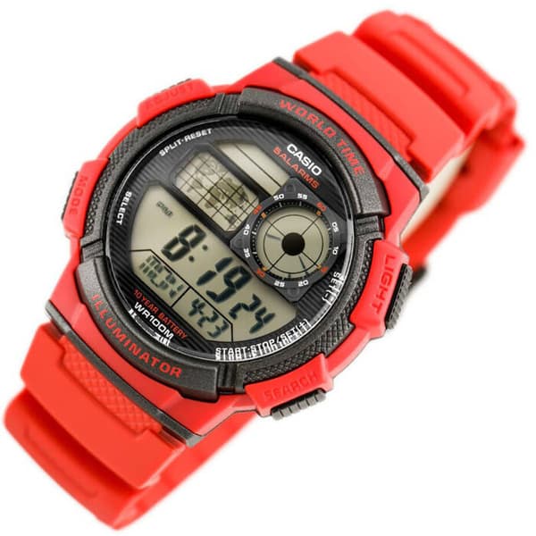 Herrklocka CASIO AE-1000W 4AV (zd073c) - VÄRLDSTID + LÅDA