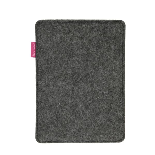 Arco Design 6-7" e-bogsetui - EcoFilc, Sapia-tryk, grå, passer til Kindle / PocketBook
