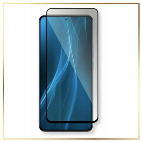 MyScreen MS Diamond Glass Edge Lite FG Hærdet Glas til Moto E22/E22s, Sort Ramme